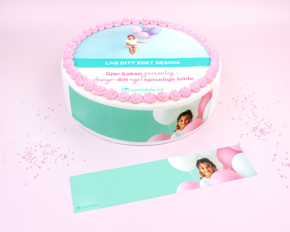 Spiselig bilde Ribbon 3 stk av 6x25 cm