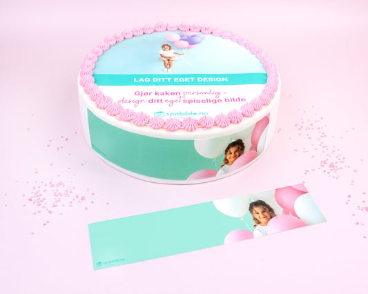 Spiselig bilde Ribbon 3 stk av 6x25 cm