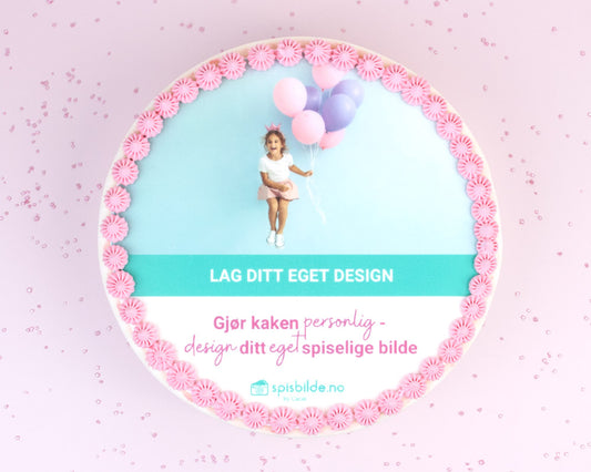 Spiselig bilde rundt 19 cm